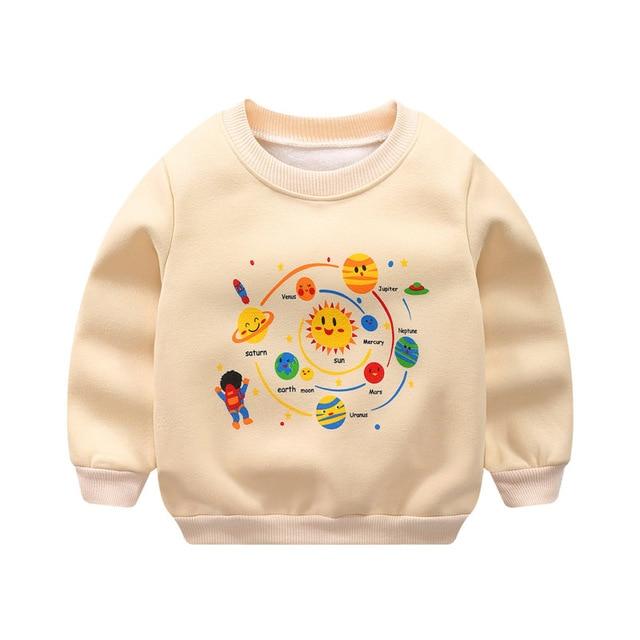 New Cars print Pullover Tee Fall 2017 Autumn Winter Kids Sweatshirt Tops Long Sleeve T-shirt Boys Girls Child Baby 12M2T3T4T6T