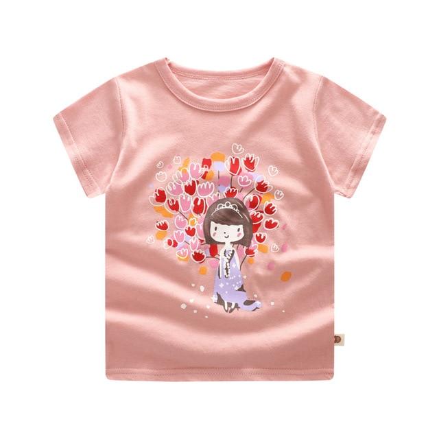 [Unini-yun]Fashion Cotton Spaceship Boys Girls T-Shirts Children Kids Cartoon Print T shirts Baby Child Tops Clothing Tee 6M-7T