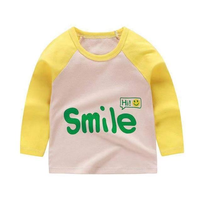 New Arrivel Striped Baby Girls Cotton Long Sleeve T-shirt 12M-8Year Autumn Children Clothing Blouse Tops Boys Long Sleeve Tops