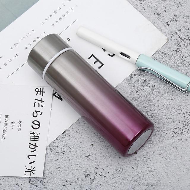 New 380ml Portable Travel Coffee Mug Vacuum Flask Thermo Water Bottle Car Mug Thermocup Stainless Steel  Tumbler Cup#9